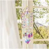 Décorations de jardin Crystal Suncatchers Wind Chime Fenêtre intérieure Pendentif Effet réfléchissant Outil de décoration pour salon mur Drop de Otdjq