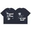 壊れた惑星シャツの男性TシットデザイナーTシャツヨーロッパとアメリカンサイズの男性シャツティーサマーカジュアルラウンドネックショート20240422