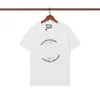 Homens camisetas Designer Camiseta Mens Casal Luxo Universal Tee Mulheres All-Match Roupas Lavadas Simples Tecido Impressão Colorido Branco Moda Simples Tee 4SWV