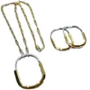 2024 7A Ohrringe Halskette Set Modedesigner Lock Head Anhänger Klassischer Schmuck mit Box Geschenk