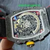 RM Watch Timeless Watch Timepiece Rm67-02 Series Calendar 38,7*47,5mm Rm6702 Ntpt Schwarz und Rot Farbe