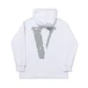 Vlone Blobierzy Nowa bawełniana lycra tkanina męska i damska światła Luminous długoterminowy Casual Classic Classic Trend Men's Hoodie Rozmiar S-XL 6858