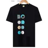Herrenmode-T-Shirt mit Buchstaben-Aufdruck, Sommer-Freizeit-T-Shirt, Rundhalsausschnitt, mehrfarbig, atmungsaktiv
