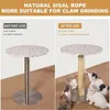 Chat Scratcher Corde DIY Naturel Sisal Jouet Chats Patte Griffe Meubles Protecteur Arbre Tour Escalade Cadre Reliure 240320