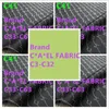 C4-C32 Tessuto jacquard di cotone poliestere di marca Tessuto di design patchwork per camicia in tessuto