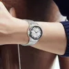 Uhrenarmbänder geeignet für Samsung Galaxy 6 Classic 47 mm 43 6/5/4 40 44 mm 5Pro 45 mm nahtloser Metallstreifen mit gebogenem Ende Y240321