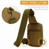 Sacos táticos saco de peito militar ao ar livre dos homens sacos de ombro mini pacote pequeno viagem bolsa do telefone móvel caminhadas crossbody saco caça