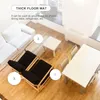 Carpets Transparent Carpet Pvc Tea Table Ground Mat Wooden Floor Practical Chair Protector