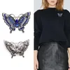 Broscher Vintage Rhinestone Crystal Hollowed Out Futterfly For Women Coat Plaggen smycken Party Ornament