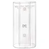 Jewelry Pouches Acrylic Necklace Stand Dustproof Rotatable Hook Storage Box Pendant Bracelet Display Cabinet