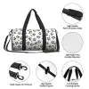 Sacs Sac de gym Panda Panda Sac de sport grande capacité Animal Cartoon Men de dessin femmes Femmes Week-end Hands Retro Travel Training Fitness Sac