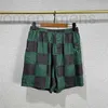 Men's Shorts designer 2024 European Summer Fashion Trendy Brand New Chessboard Checkered Print Beach Pants Capris and Women's Casual H4BT