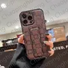 Tasarımcı İPhone Case için iPhone 15 Promax 14 13 12 Pro Max 11 Telefon Kılıfları Tutucu Deri Basit Çiçek Kabartma Mobil Kapak UNISEX KADINLAR ERKEKLER