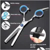 Hair Scissors Hairdressing 6 Inch Professional Barber Cutting Thinning Styling Tool Shear 50 Pcs Drop Delivery Products Care Tools Otlej