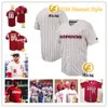 Arkansas Baseball Jersey Kevin Kopps Robert Moore 55 Isaiah Campbell 28 Blake Parker 18 Heston Kjerstad 15 Casey Martin Custom Stitched Arkansas Jerseys