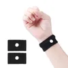 Wrist Support 2pcs Morning Sickness Bands Anti Motion Wristband (Black)