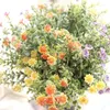 Fleurs décoratives 1 Bouquet de marguerites artificielles, plantes de Simulation, fausses Marguerites en plastique pour décoration de mariage à domicile