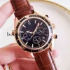 Chronograph Superclone Watch Wrist Luxury Fashion Designer O M E G A Watches Business Men's Six Needle Machine European Brand Seahorse Runni 269