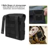 Väskor 1000D Tactical Molle Admin Ammo Pouch Compact EDC Bag Outdoor Organizer Licens för ryggsäck Vest Hunting Mag Bag Midjepaket