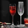 Bicchieri da vino 1 tazza da cocktail delicata elegante calice in vetro rosa rosso