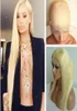 Blondynka 613 jedwabisty jedwabny jedwabny baza 360 koronkowy pasek przednie wyposażony 360 koronkowy pasek z czołową blondynką z 44 jedwabnymi top1948616