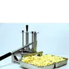 Rostfritt stål potatis skivare franska pommes frites skärmaskin hand pressade potatis chips strip chopper maker kök gadget