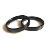 Band Rings 50 Wholesale 4Mm Comfort Ring Black Jewelry Men Finger Stainless Steel Birthday Gift Husband High Polished Top Dro Dhgarden Dhsod