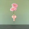 Vase2 PCS植物の装飾壁花瓶かわいい花に取り付けられた金属製のハート型ホルダー吊り下げ鍋を花のために吊るす