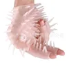 Gants de massage de sexe de concepteur Ensemble de doigts à pointes Ensemble de cristal de dent de loup Ensemble de masturbation pour femmes Gants de flirt en caoutchouc souple Couple Massage de paume Di3k