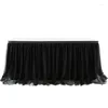 Table Skirt Party Christmas Decoration El Conference Cloth Wedding Sign-in Dessert Tutu Yarn