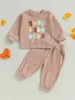 Kledingsets Baby Boy 2-delige herfst lange mouw dierenprint hoodie broek set baby
