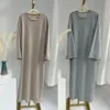 Vêtements ethniques Sweat-shirt Abaya Lâche Robe musulmane Plaine Sport Abayas pour femmes Dubaï Casual Wear Turquie Ramadan Islamique Kaftan Robe