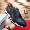 Schuhe hochgradige Männer echtes Leder Casual Dialy Sneakers Steinmuster Cowhide Leder Männer bequeme Wanderschuhe im Freien 46