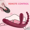 Realistische Dildo Vibrators Dubbele Penis Strapon Vibrators Elastisch Harnas Riem Op Grote Dildo Vibrator Volwassen Speeltjes Voor Vrouw Lesbische 2024