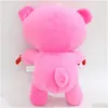 Animais de pelúcia de pelúcia 2024 atacado bonito urso rosa p brinquedos crianças jogos playmate presentes de feriado decoração do quarto entrega da gota otscw