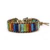 New Colorful Emperor Stone Weaving Bracelet Wheel Handmade