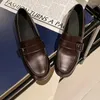 Buty swobodne wiosenne mokasyny Kobieta w stylu brytyjski 2024 prawdziwe skórzane college mieszkania moda czarne oksfords dziewczyny duże rozmiary