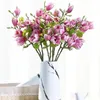 Fleurs décoratives 68cm, Simulation artificielle de luxe, fleur Magnolia, décoration de mariage en famille, El, faite à la main, pour cour, DIY