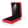 Pendant Gift with LED Light for Jewelry Display 4 Colors Organizer Necklace Storage Box Portable