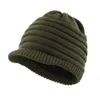 Connectyle Gorro de invierno a la moda para niños y niñas, gorro de punto doble con forro polar suave y cálido, gorro diario sboy 240311