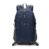 Backpack Unisex Outdoor Expandível escalada viagens esportes esportes de camping à prova d'água bolsas escolares pacote para homens fêmeas masculinos