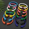 Mode färgglad emalj Bangle Cable Wire Armband för kvinnliga designermärken smycken