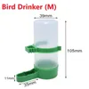 Outros suprimentos de pássaros alimentadores bebedor de água com clipe para gaiolas de papagaio dispensador de água garrafas bebendo tigelas para animais de estimação