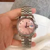 Orologio da donna U1f di lusso da donna Automatico Datejust 36mm Diamante rosa BEZEL ALLAVUTO R116234 904L Acciaio inossidabile in acciaio inossidabile Orologio da polso impermeabile