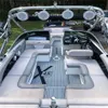 1994 Mastercraft Prostar Cockpit Pad Boat Eva Faux Teak Deck Mat Mat Seadek Marinemat Gatorstep Style Self -klesive