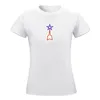 Women's Polos Science T-shirt Summer Clothes Top Lady For Women