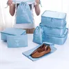 Bolsas de almacenamiento organizadores de equipaje Cubo de embalaje impermeable para maletas G6KA