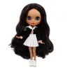 ICY DBS BLYTH DOLL DOLL JOINT BODY WHITE BLACK SKIN CLAIN Dark Skin Diy Make Up Special Price Give Hand Set AB Girl Gift240312