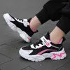 Casual Shoes Girl's Light Running Spring Autumn Breattable Kids Flat Sports Walking Sneakers Female Teenage Tennis Jogger
