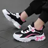 Casual Schuhe Mädchen Licht Laufschuhe Frühling Herbst Atmungsaktive Kinder Flache Sport Wandern Turnschuhe Weibliche Teenager Tennis Jogger